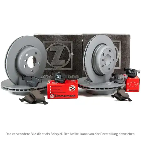 ZIMMERMANN Bremsscheiben + Bel&auml;ge OPEL INSIGNIA A 17 Zoll POC J61 vorne + hinten