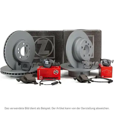ZIMMERMANN Bremsscheiben Bel&auml;ge Wako BMW 1er F20 F21 2er F22 F23 vorne + hinten