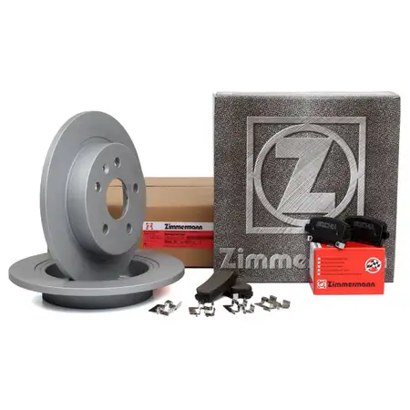 ZIMMERMANN Bremsscheiben + Bel&auml;ge OPEL INSIGNIA A SAAB 9-5 (YS3G) 16 Zoll hinten