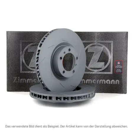 ZIMMERMANN Bremsscheiben f&uuml;r PORSCHE MACAN (95B) PR-1LB/1LF ab 02.2017 vorne