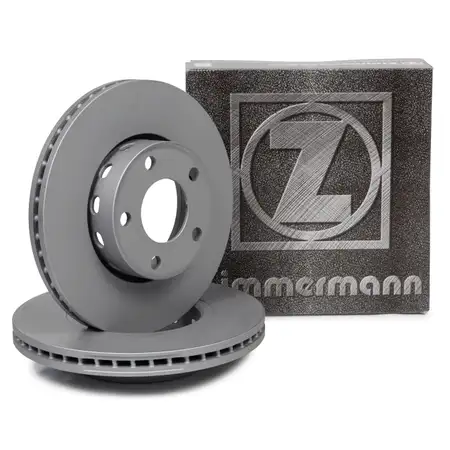 ZIMMERMANN Bremsscheiben Satz f&uuml;r Audi 80 (B4) Coupe (89 8B) S2 quattro vorne