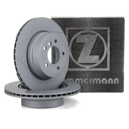 ZIMMERMANN Bremsscheiben f&uuml;r BMW 1er E88 E82 135i 123d Performance Brake hinten