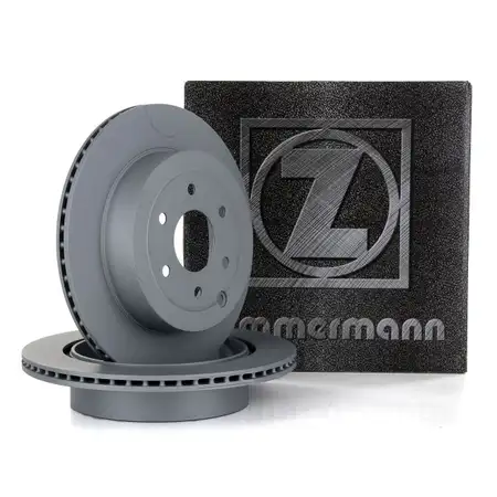 ZIMMERMANN Bremsscheiben Satz f&uuml;r Nissan Navara (D40) Pathfinder (R51) hinten