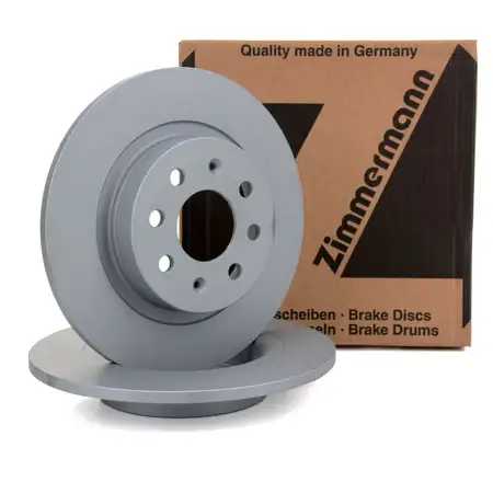 ZIMMERMANN Bremsscheiben ABARTH / f&uuml;r FIAT PUNTO (199) OPEL ADAM CORSA E hinten