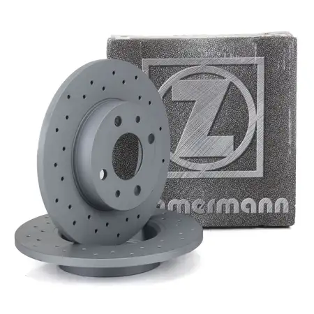 ZIMMERMANN Bremsscheiben Satz ABARTH 500 / C (595 / 695) 1.4 135-189 PS hinten