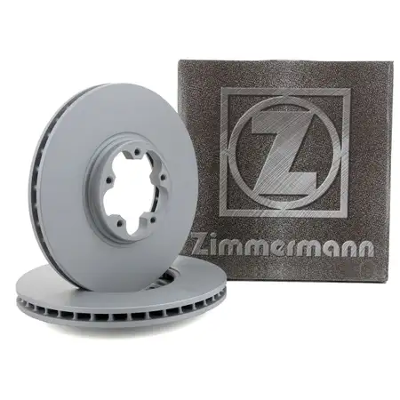 ZIMMERMANN Bremsscheiben Satz f&uuml;r Ford Transit 2000-2006 mit Frontantrieb vorne