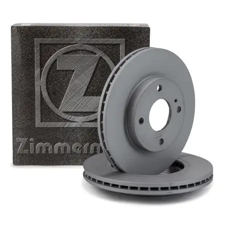 ZIMMERMANN Bremsscheiben Satz f&uuml;r FORD FIESTA VI MK6 KA+ (UK, FK) vorne