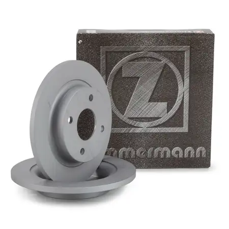 ZIMMERMANN Bremsscheiben f&uuml;r FORD FIESTA VII 1.0 EcoBoost 1.1 1.5 TDCi hinten