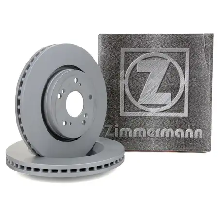 ZIMMERMANN Bremsscheiben Satz f&uuml;r Honda CR-V III 2.0 2.4 IV 2.2 i-DTEC 4WD vorne