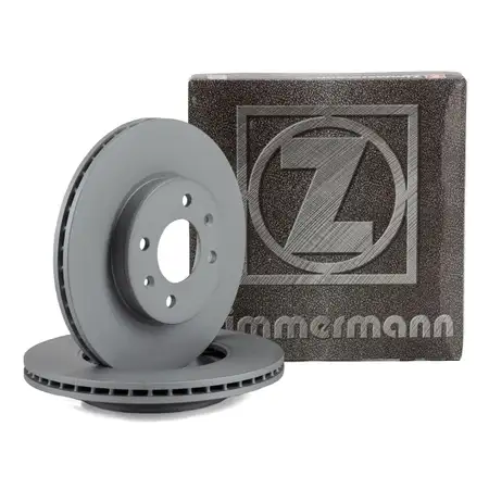 ZIMMERMANN Bremsscheiben Satz f&uuml;r KIA PICANTO (JA) 1.0 67 PS + 1.2 84 PS vorne