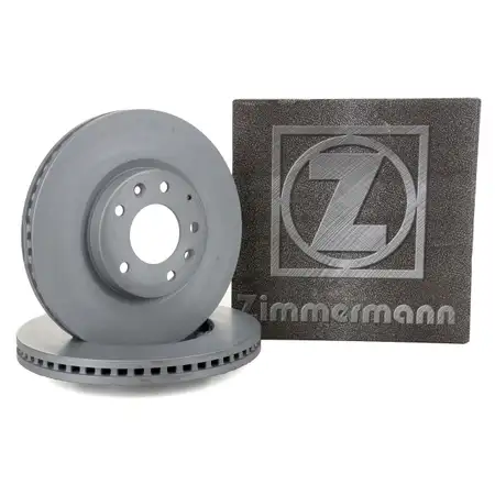 ZIMMERMANN Bremsscheiben Satz f&uuml;r Mazda CX-7 (ER) 2.3DISI 2.2MZR-CD/AWD vorne