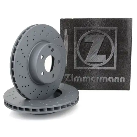 ZIMMERMANN Bremsscheiben Satz Mercedes SL R230 350 500 245-388 PS vorne