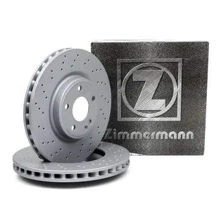 ZIMMERMANN Bremsscheiben Satz Mercedes W176 W246 C117 X156 mit Sportpaket vorne