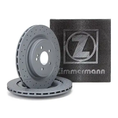 ZIMMERMANN Bremsscheiben Satz MERCEDES A-KLASSE CLA GLA 45AMG SLC 43AMG hinten