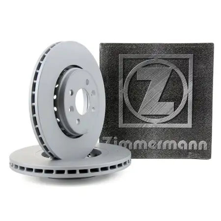 ZIMMERMANN Bremsscheiben f&uuml;r Dacia Dokker Lodgy 1.2 1.6 1.5dCi ohne ESP vorne