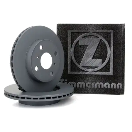 ZIMMERMANN Bremsscheiben f&uuml;r Toyota Yaris / Yaris Verso 1.0-1.5 1.4d-4D vorne