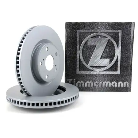 ZIMMERMANN Bremsscheiben f&uuml;r TOYOTA AURIS E18 CAMRY V4 V5 RAV 4 III + IV vorne