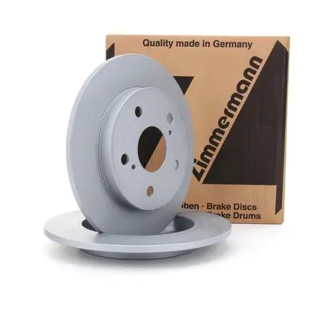 ZIMMERMANN Bremsscheiben f&uuml;r Toyota Auris 1.4/1.6VVTi 1.8Hybrid JAPAN hinten
