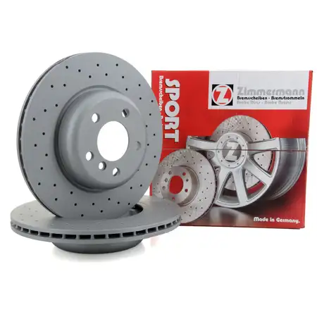 Zimmermann SPORT Bremsscheiben f&uuml;r BMW 5er F10 F18 F11 520-530i 518-525d vorne