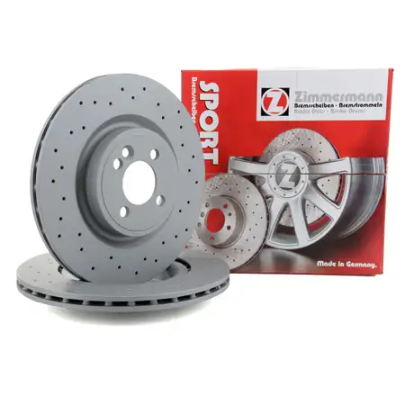 Zimmermann SPORT Bremsscheiben Satz f&uuml;r Mini R50 R53 R56 R57 R55 R58 R59 vorne