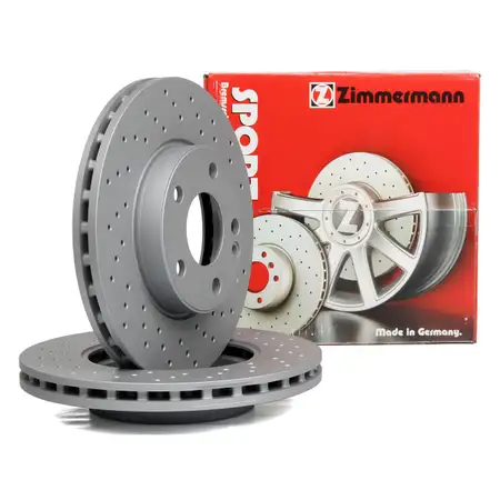 Zimmermann SPORT Bremsscheiben Satz MERCEDES W176 W246 C117 vorne