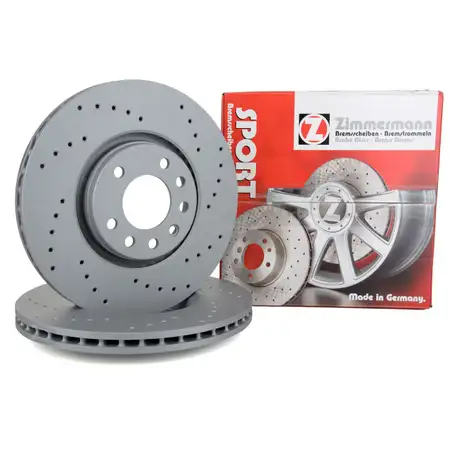 Zimmermann SPORT Bremsscheiben Satz vorne f&uuml;r OPEL ASTRA G/H CORSA D ZAFIRA B