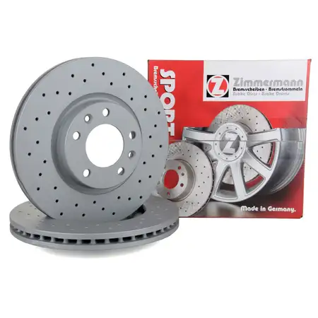 Zimmermann SPORT Bremsscheiben f&uuml;r Peugeot 407 (6D 6E) 508 SW 607 (9D 9U) vorne