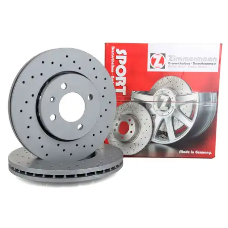 Zimmermann SPORT Bremsscheiben f&uuml;r VW Lupo PR-1LX/T1Y Polo 1.6 16V GTI vorne