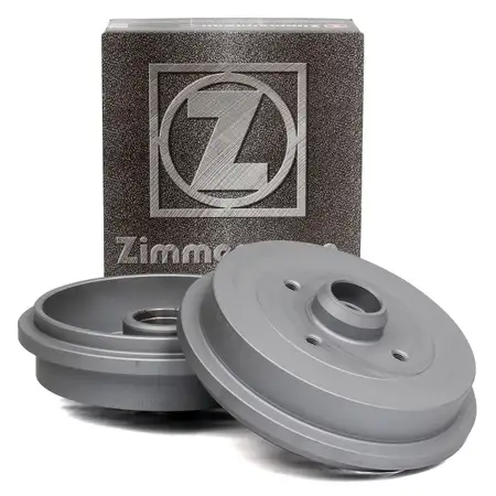 ZIMMERMANN Bremstrommeln f&uuml;r AUDI SEAT IBIZA 2 VW GOLF 2 3 PASSAT POLO hinten