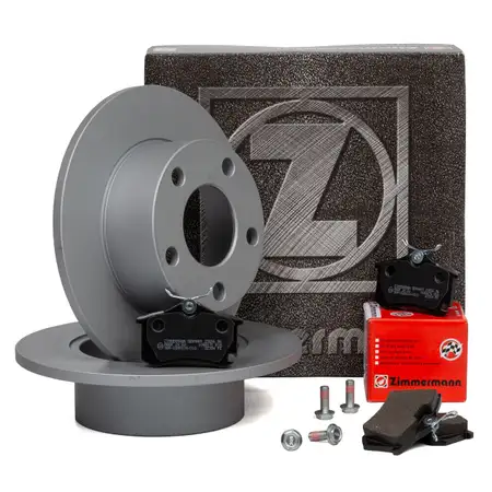 ZIMMERMANN Bremsscheiben + Bel&auml;ge AUDI A6 C5 SKODA SUPERB I VW PASSAT 3B hinten