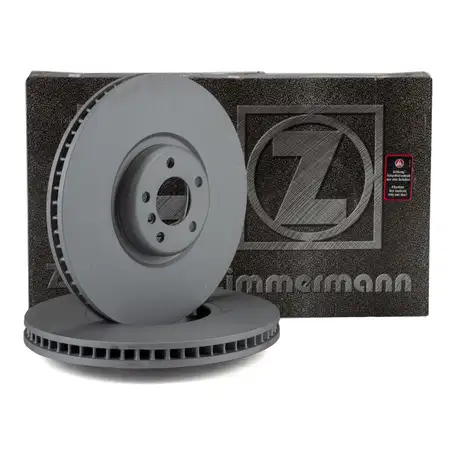ZIMMERMANN Bremsscheiben Satz f&uuml;r BMW X5 E70 F15 F85 + X6 E71 E72 F16 F86 vorne