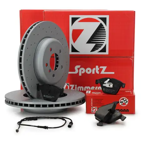 Zimmermann SPORT Bremsscheiben + Bel&auml;ge BMW 5er F10 F11 528/530i 525/530d vorne