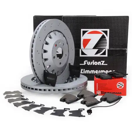 Zimmermann FORMULA Z Bremsscheiben Bel&auml;ge Wako AUDI RS3 (8V) 367/400 PS vorne