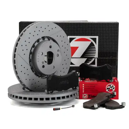 Zimmermann FORMULA Z Bremsscheiben + Bremsbel&auml;ge MERCEDES-BENZ 55AMG 63AMG vorne