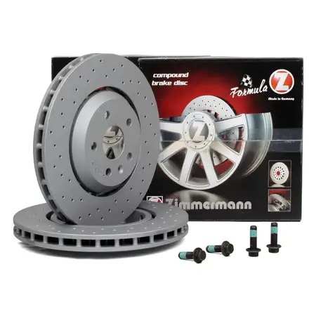 Zimmermann FORMULA Z Bremsscheiben Satz f&uuml;r OPEL INSIGNIA 2.8 V6 Turbo OPC vorne