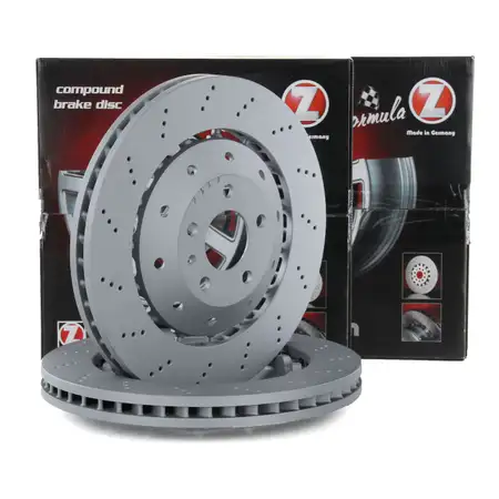 Zimmermann FORMULA Z Bremsscheiben f&uuml;r AUDI RS4 (8K B8) RS5 (8T3 8F7) R8 vorne