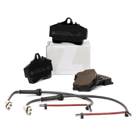 ZIMMERMANN Bremsbel&auml;ge + Wako f&uuml;r PORSCHE BOXSTER 986 S CAYMAN 987 S R hinten