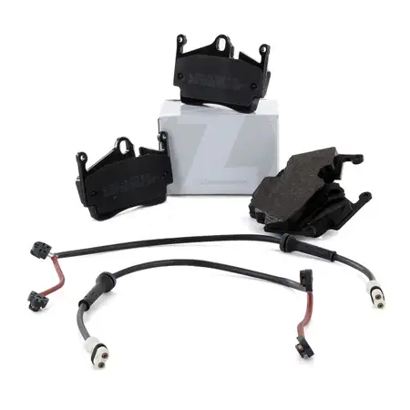ZIMMERMANN Bremsbel&auml;ge + Wako PORSCHE BOXSTER CAYMAN (987) 2.7 2.9 S 3.4 hinten