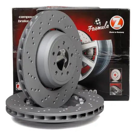 Zimmermann FORMULA Z Bremsscheiben f&uuml;r BMW 1er M E82 3er E90 E93 E92 M3 vorne