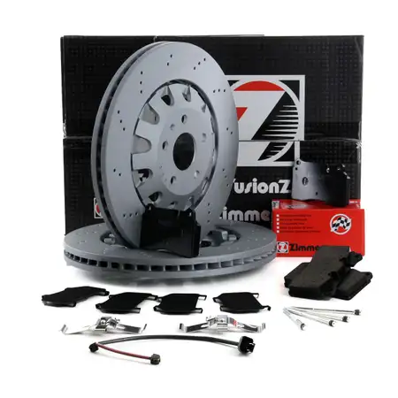 Zimmermann FORMULA Z Bremsscheiben + Bel&auml;ge AUDI TTRS SEAT LEON 2.0 Cupra vorne