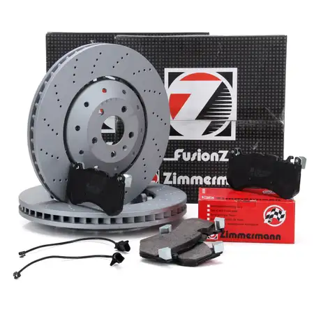 Zimmermann FORMULA Z Bremsscheiben + Bel&auml;ge AUDI RS6 (4F C6) 580 PS PR-1LM vorne