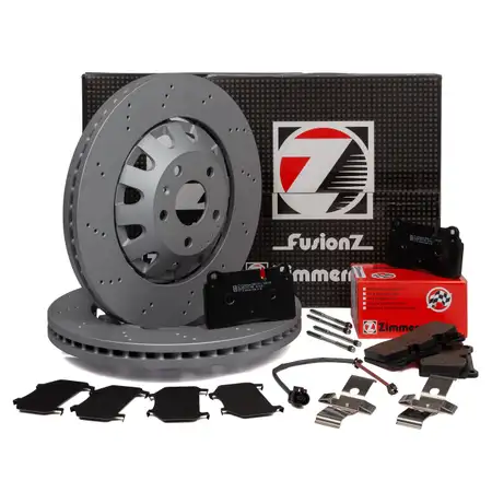 Zimmermann FORMULA Z Bremsscheiben + Bel&auml;ge AUDI RS3 (8PA) SPORTBACK 1LG vorne