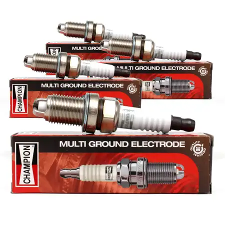 4x CHAMPION Z&uuml;ndkerze RC10DMC4 MULTI GROUND ELECTRODE Audi Fiat Opel Skoda VW
