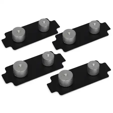 4x Bremstr&auml;gerplatte 36/40mm PORSCHE Boxster Cayman 986 987 vorne / hinten 99635108802
