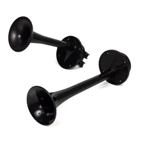 Fanfare Hupe Signalhorn TIEFTON + HOCHTON f&uuml;r PORSCHE 911 + 911 (964) + 928