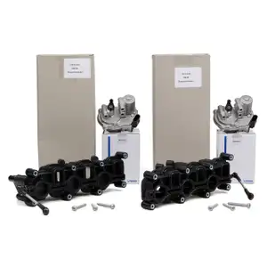 2x Ansaugbr&uuml;cke Saugrohr + VDO Stellmotor AUDI A4 A6 A8 Q7 VW Phaeton Touareg