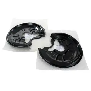 2x AIC Abdeckblech Bremsscheibe f&uuml;r AUDI A3 SEAT SKODA VW GOLF 5 6 TOURAN hinten