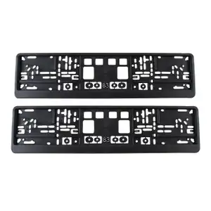 2x Kennzeichenhalter Nummernschildhalter Wechselkennzeichen MERKUR SCHWARZ 520mm