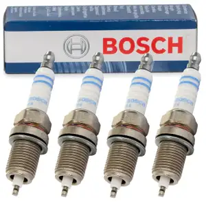 4x BOSCH Z&uuml;ndkerze FQR8LEU2 0242229699 Alfa Romeo f&uuml;r Fiat Opel Saab Suzuki