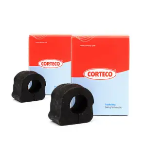 2x CORTECO Stabilisatorlager AUDI A3 TT SEAT SKODA OCTAVIA VW BORA GOLF 4 vorne